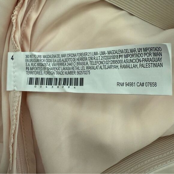 Forever 21 Slip Mini Skirt Resort Wear Cream Size  Medium - Picture 6 of 10